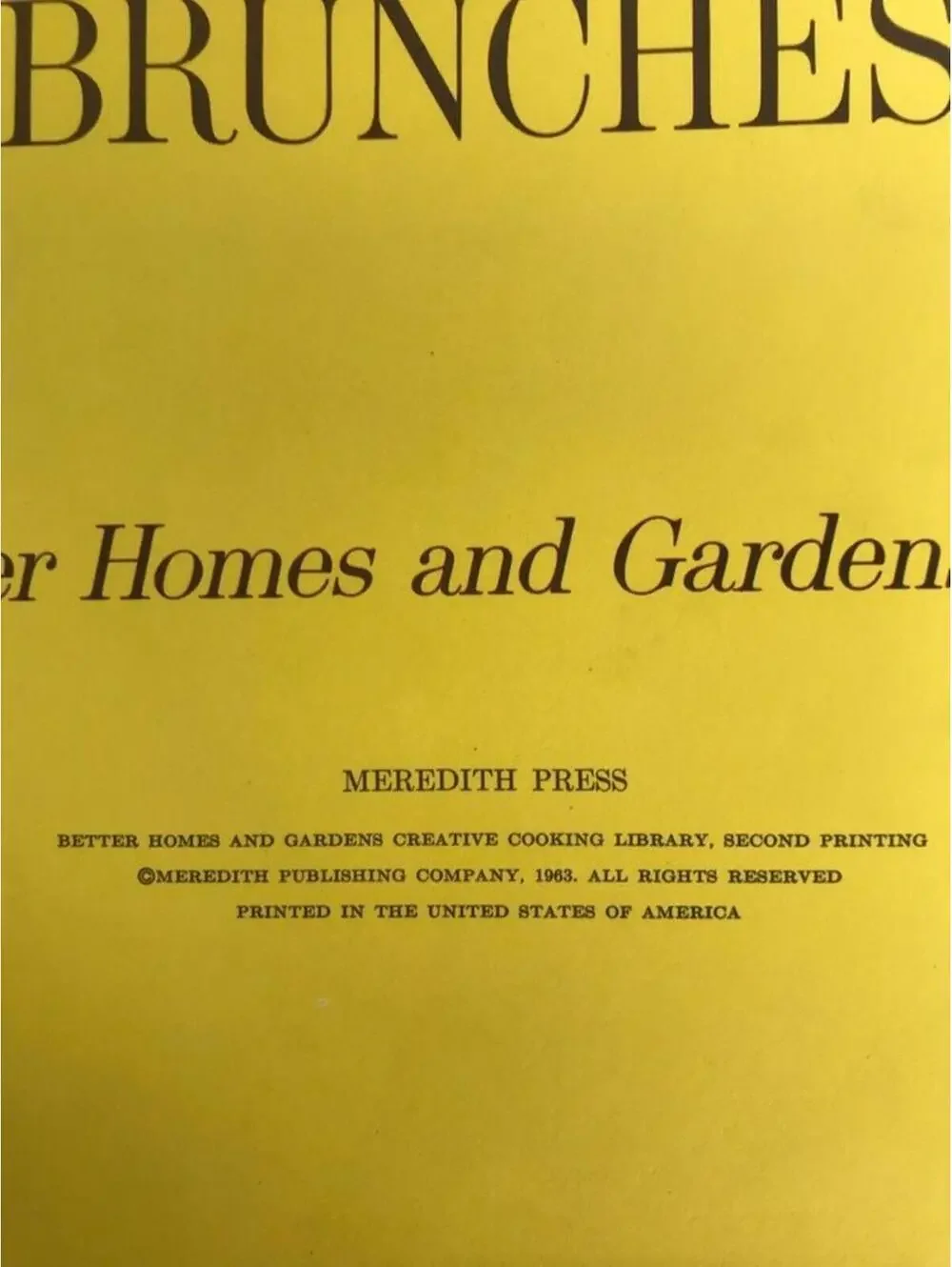 Vintage 1961 Better Homes & Gardens Cookbook: Lunches, Snacks
